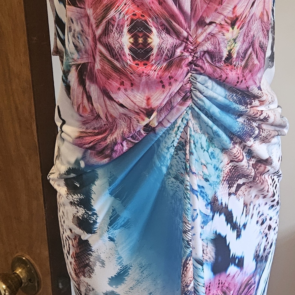 VENUS Pink and Blue Maxi Dress - Picture 2 of 4